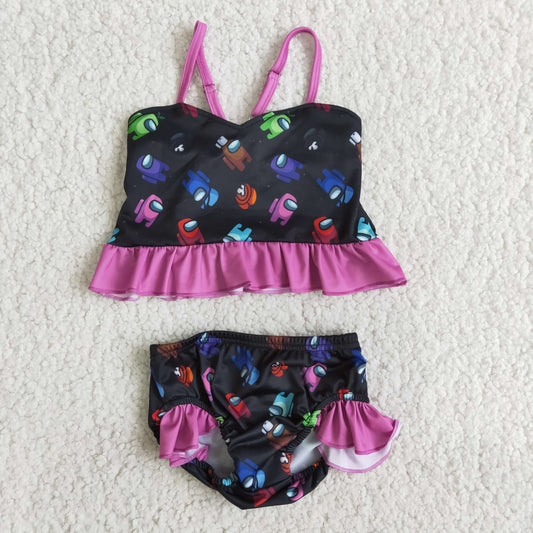baby girls 2pcs bathing suit