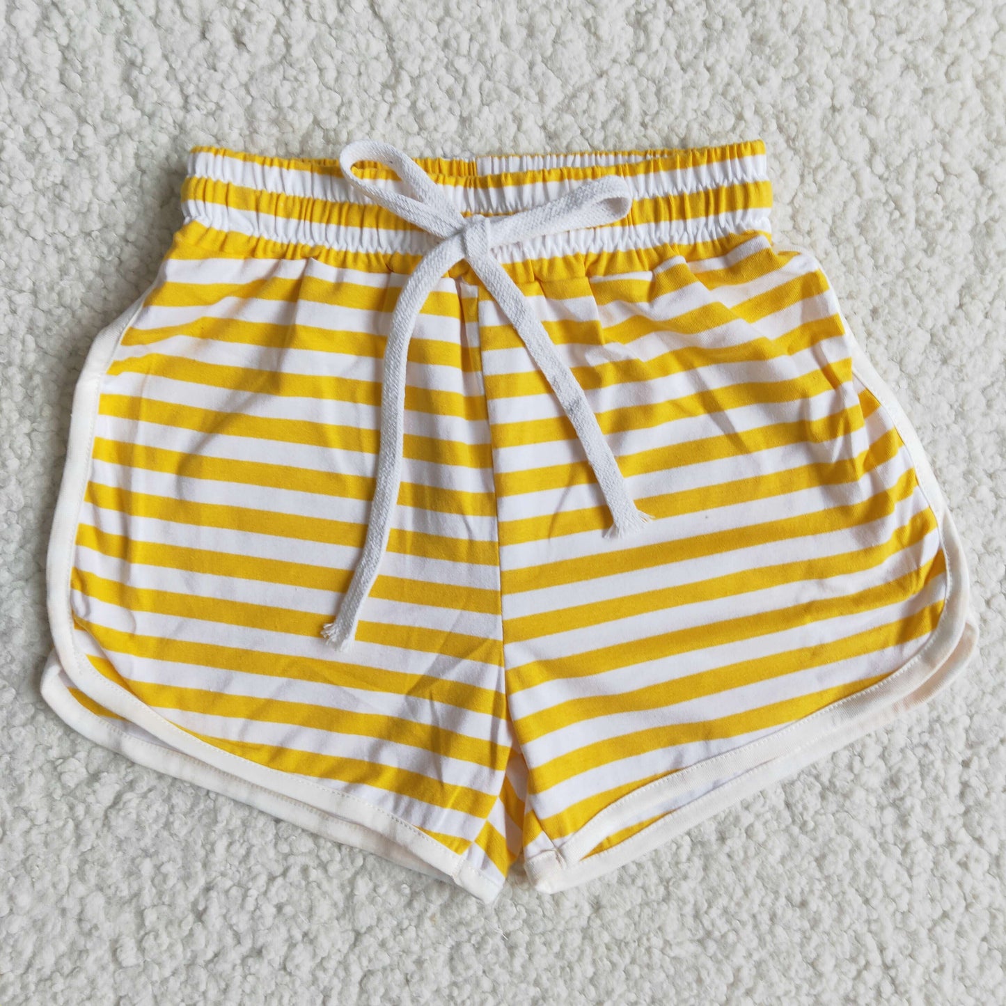 baby girls yellow stripes summer shorts B5-30