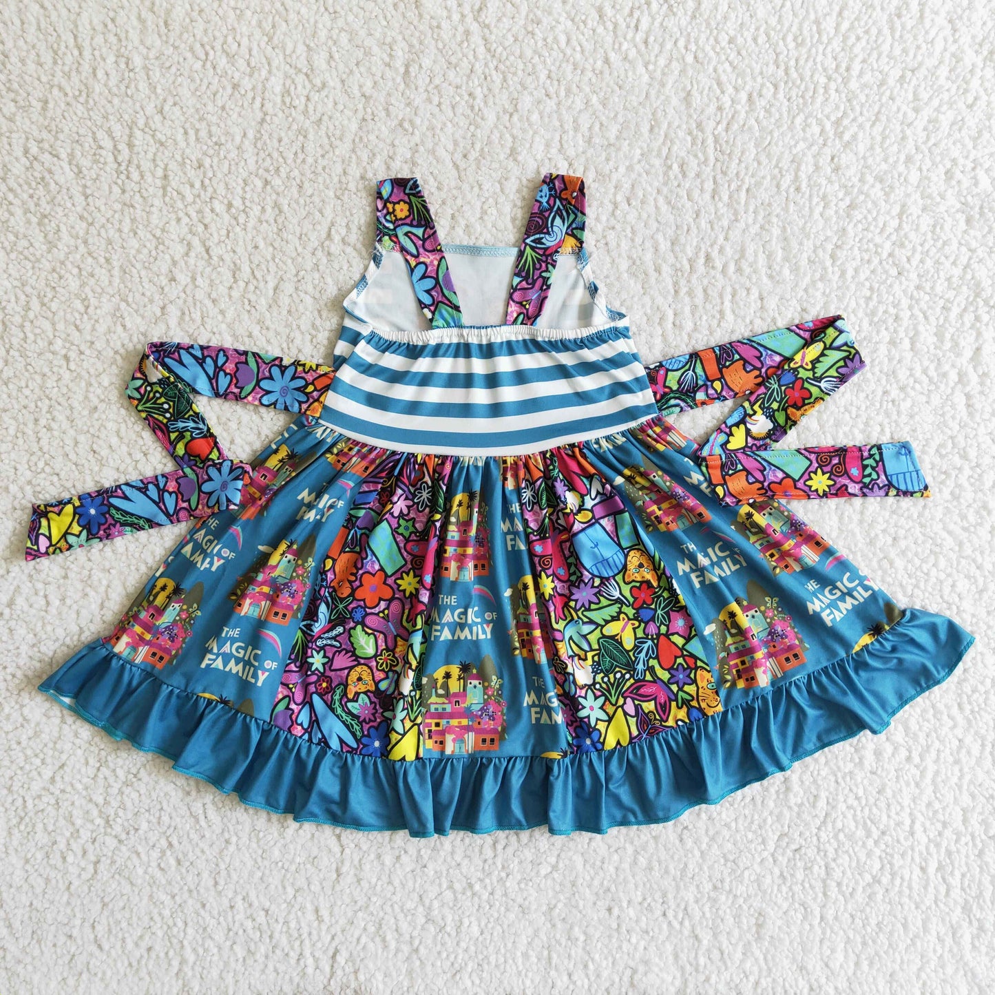Baby girls short sleeve  twirl dress GSD0017