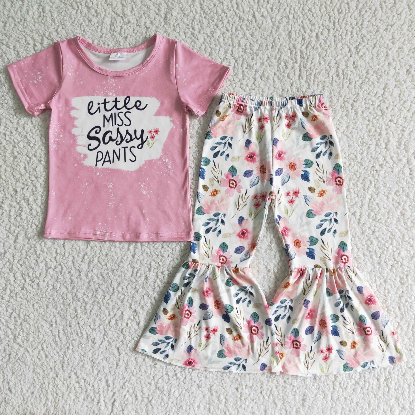 Little miss sassy pants summer bell pants outfit