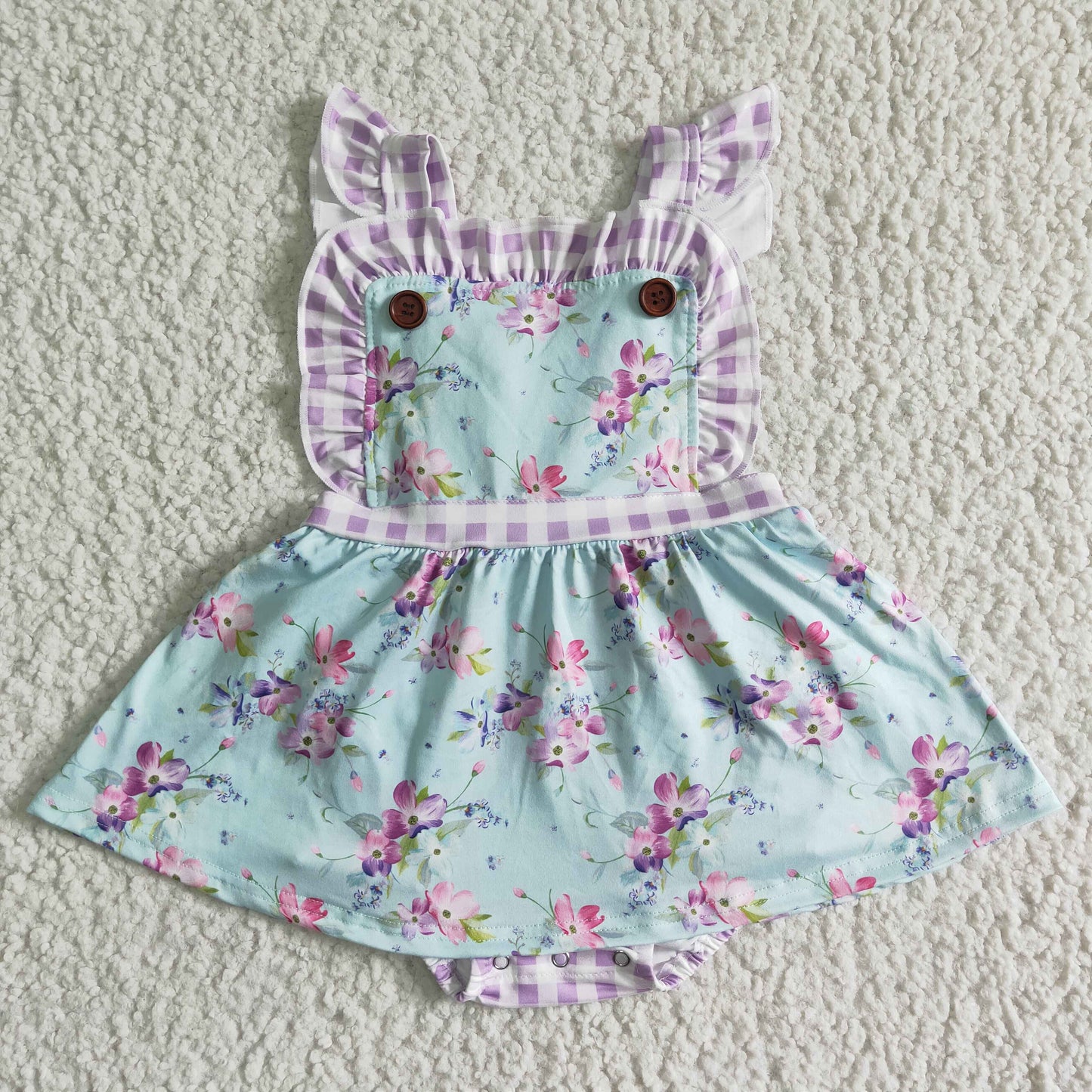 Infant toddle girls floral romper