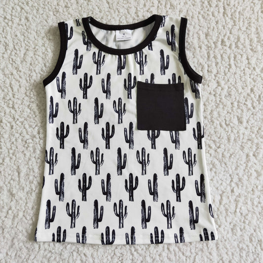 baby boys cactus pocket tank top