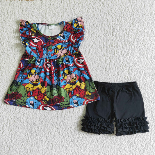 Baby girls summer clothing set
