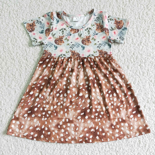 baby girls short sleeve summer dress