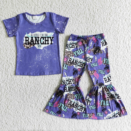 Kids summer bell bottom pants outfit