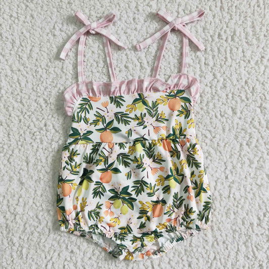 Toddle girls peach romper