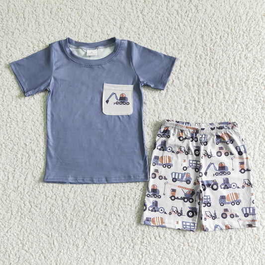 boys short sleeve summer outfit