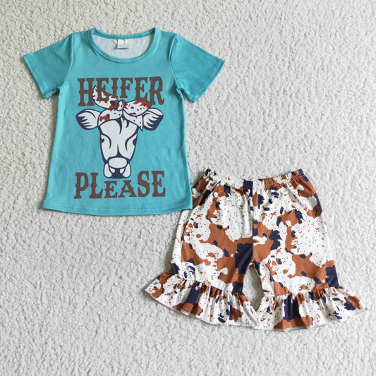 Heifer please summer short sleeve outfit
