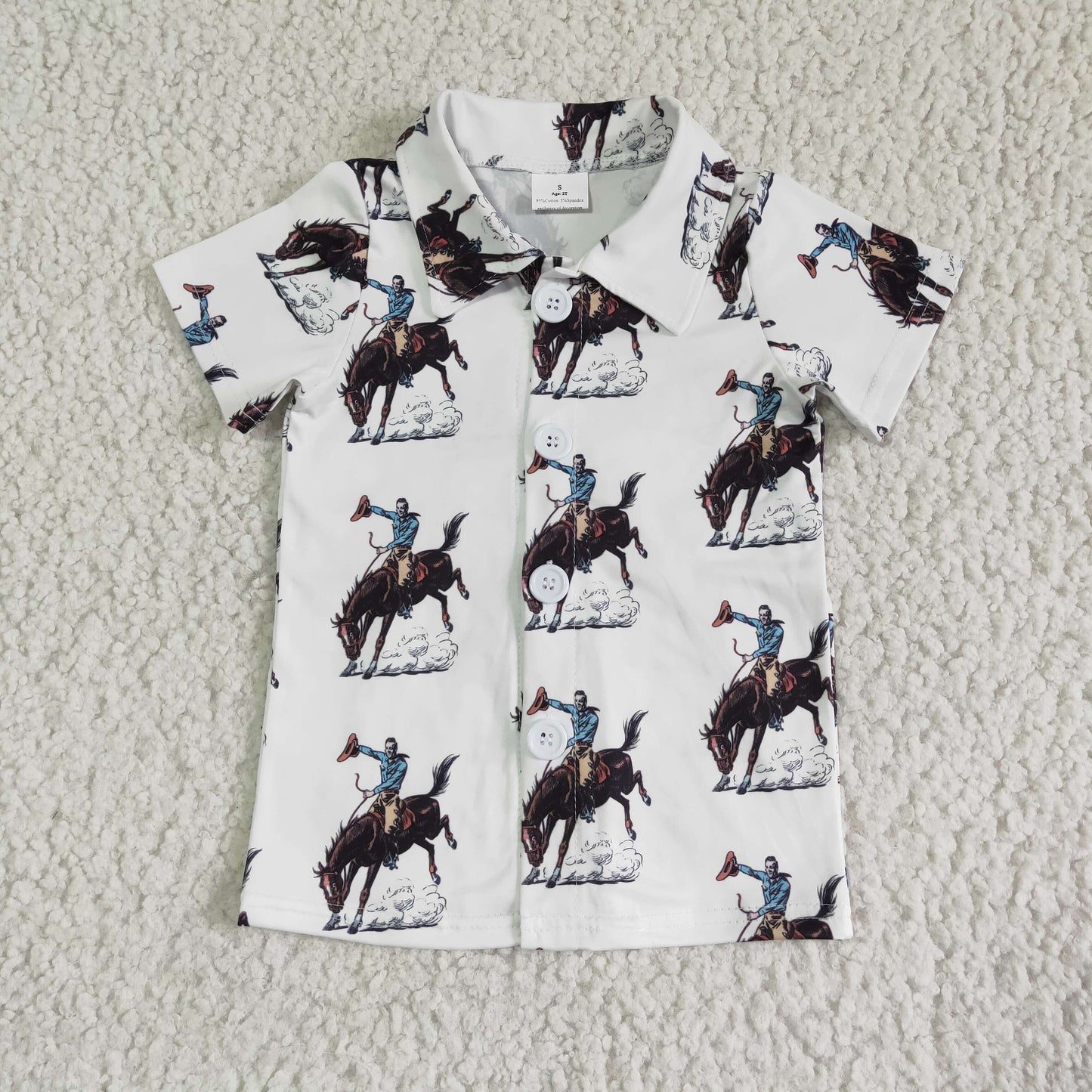 boys button up cowboy shirt