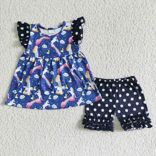 new arrival kids girls summer  outfit