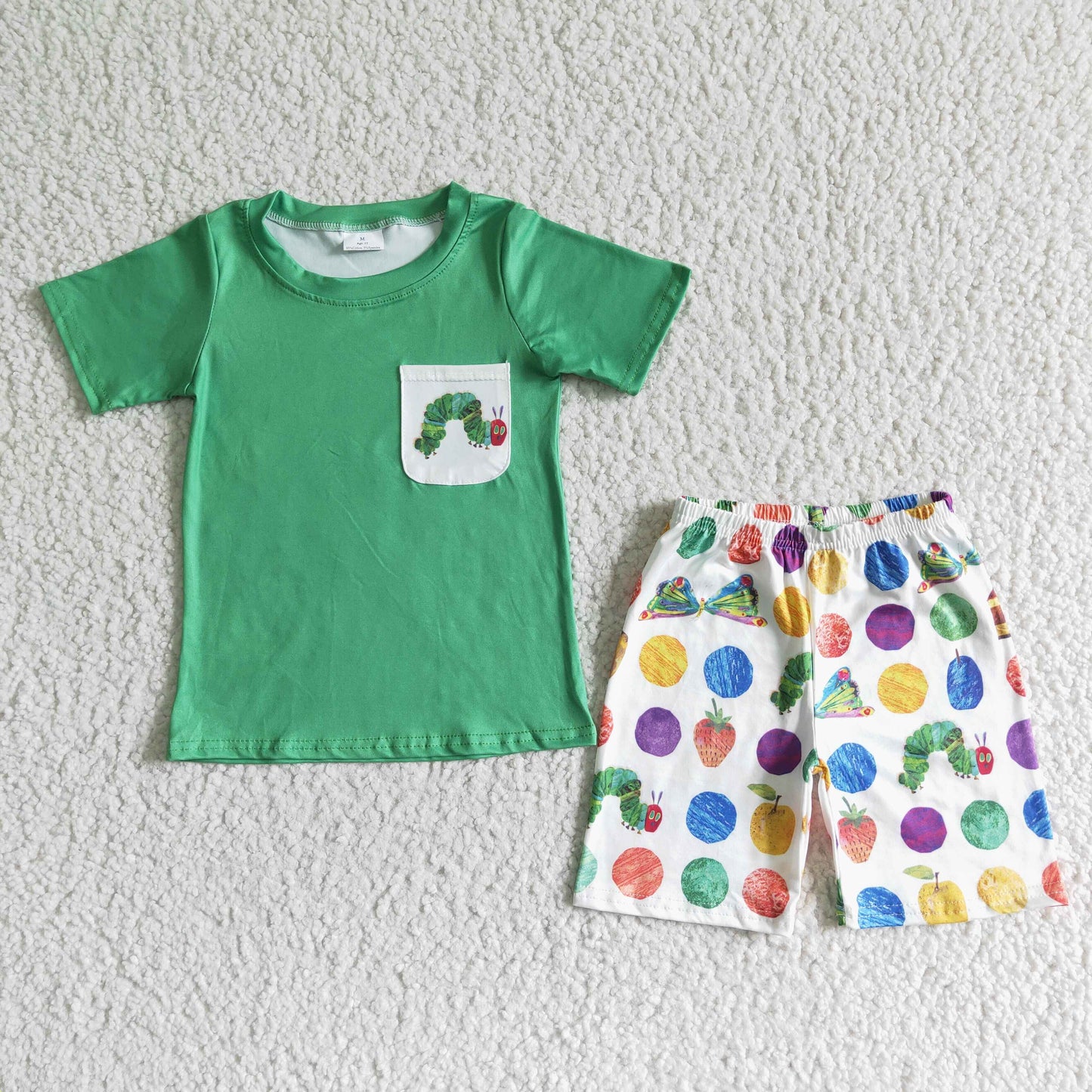 boys caterpillar summer outfit