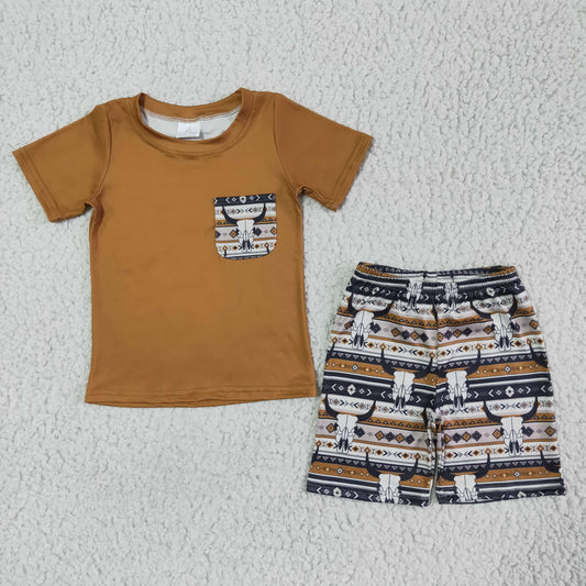 baby boy kids short sleeve summer outfit
