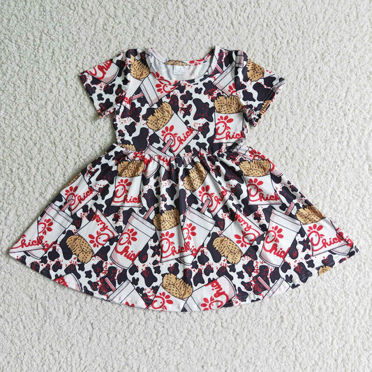 kids short sleeve summer dress