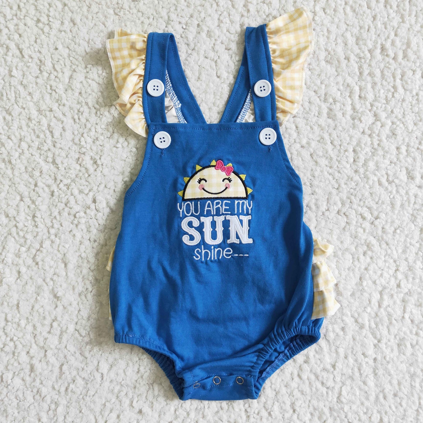 baby girls you are my sunshine romper