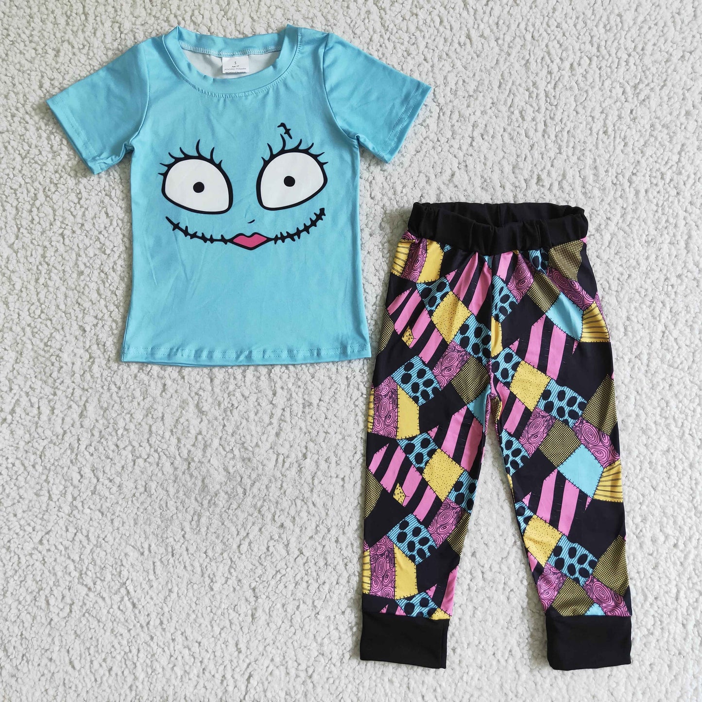 baby boy short sleeve Halloween jogger set