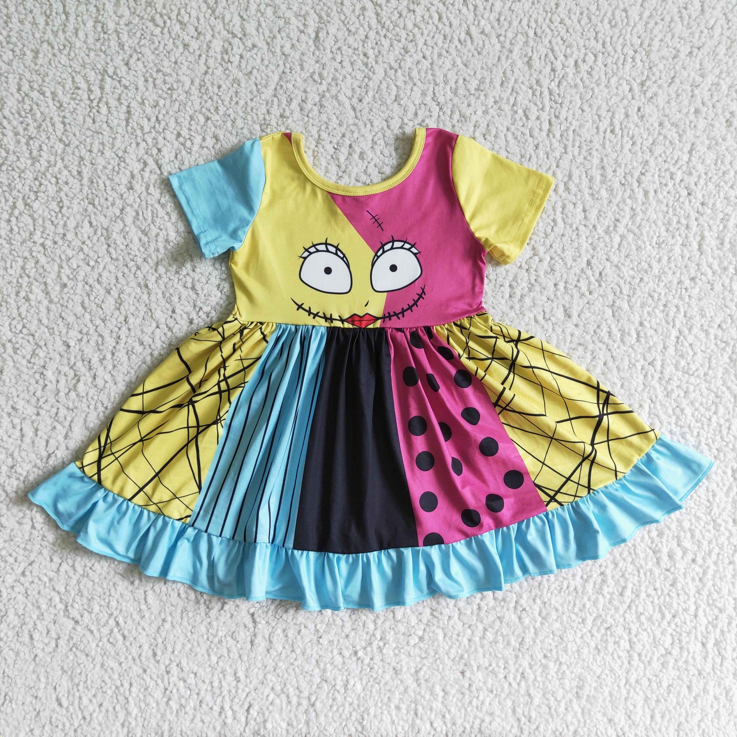 girls short sleeve Halloween dress