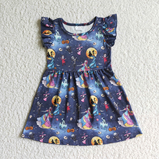 baby girls short sleeve Halloween dress