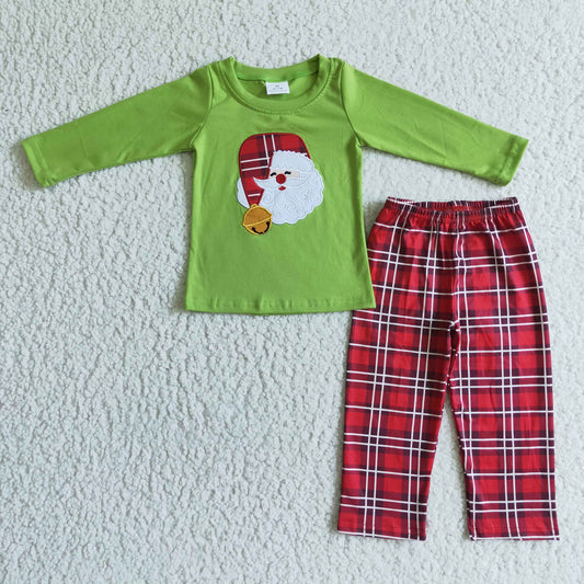 boy Santa Claus Christmas pajama set