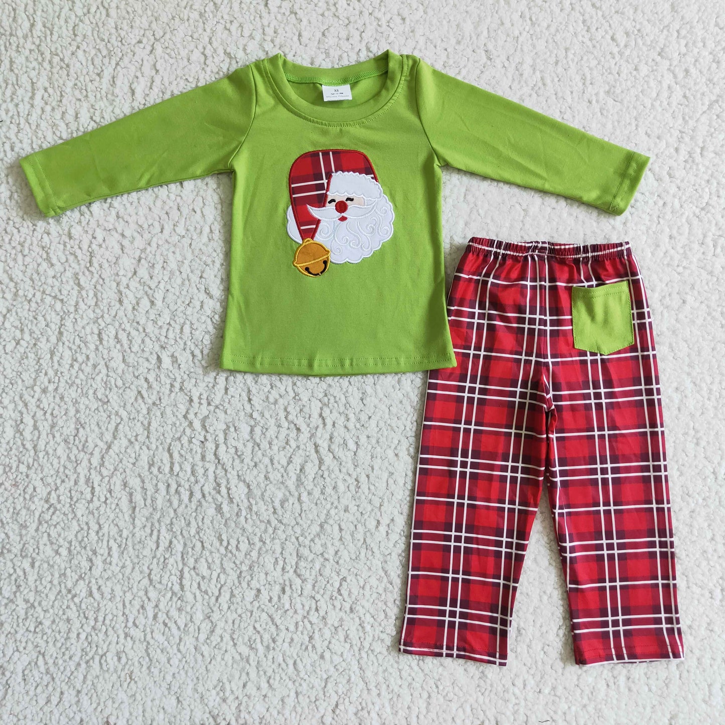 boy Santa Claus Christmas pajama set