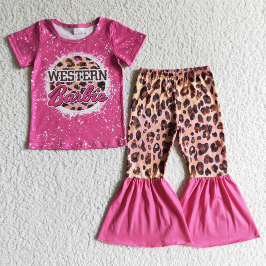 Wetsern doll top baby bell pants outfit