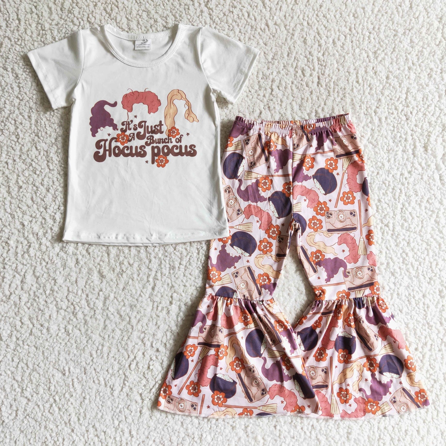 girls Halloween 2pcs outfit