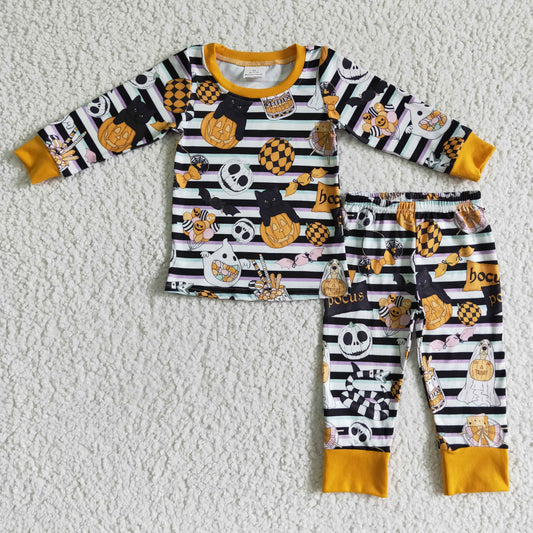 boy long sleeve hp Halloween pajama set