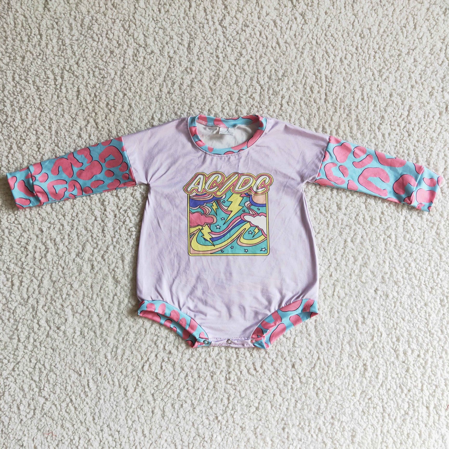 baby girls long sleeve sweater romper