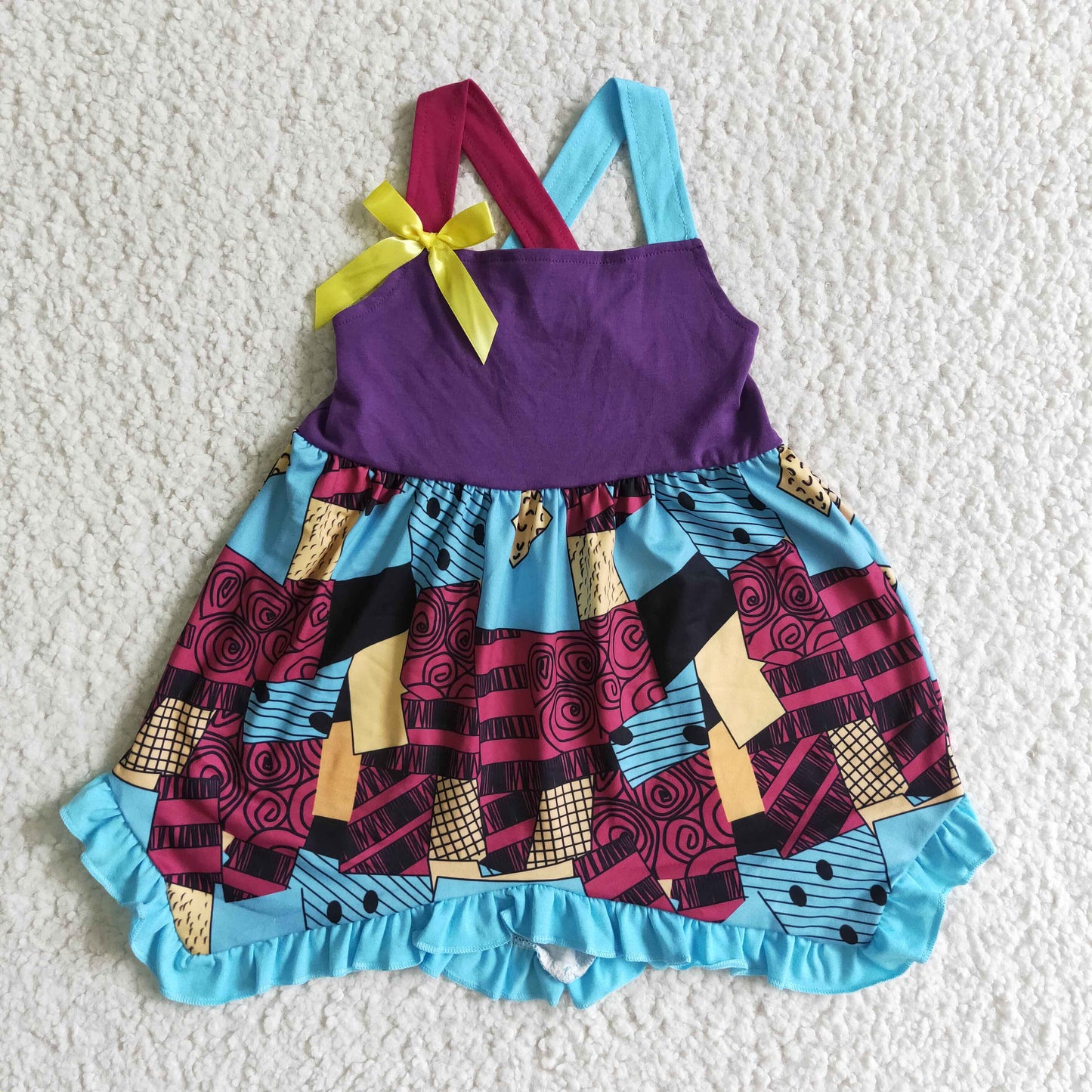 baby girls sleeveless straps Halloween dress