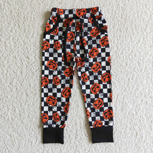 girls halloween pumpkin pants