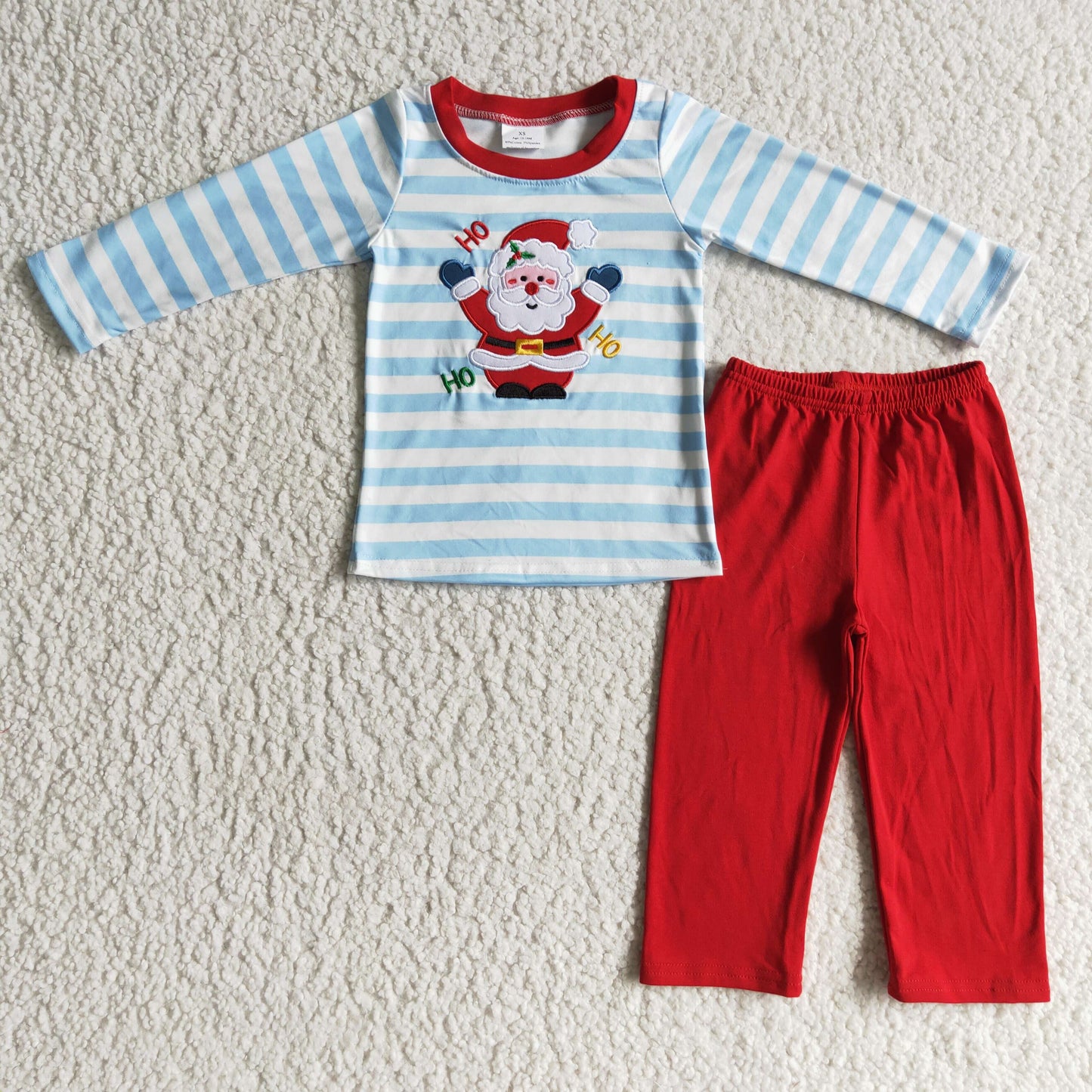 boy santa hohoho Christmas outfit