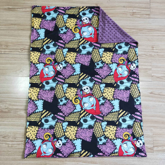 baby girls Halloween fleece blanket