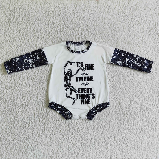 baby girls ghost romper