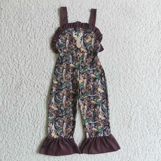 baby girls camo suspender pants