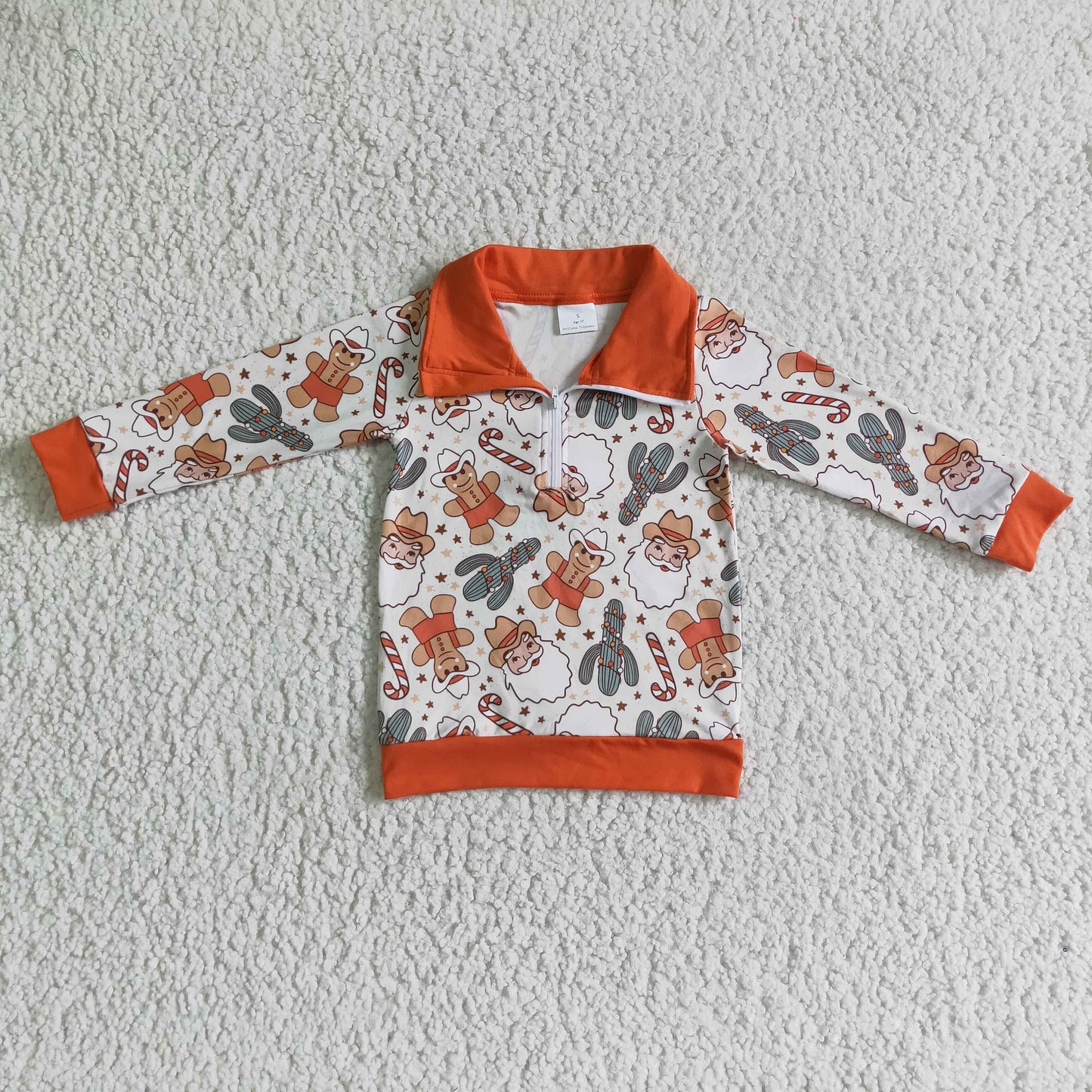 western Santa Claus pullover