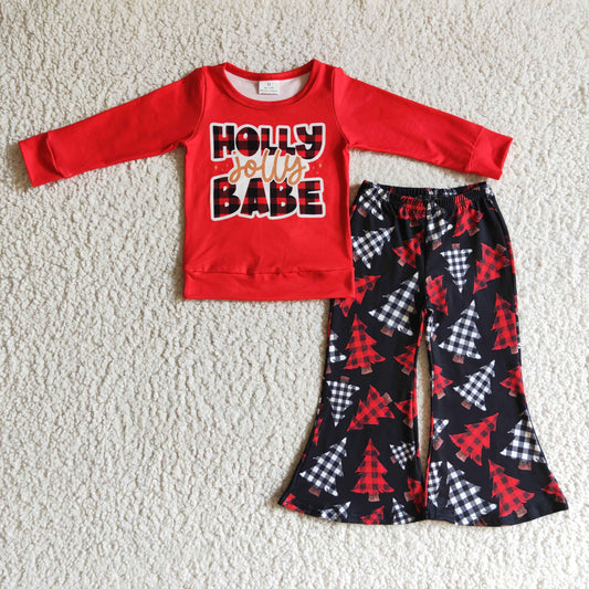 holly babe Christmas outfit