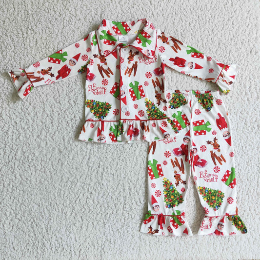 girl winter pajama set