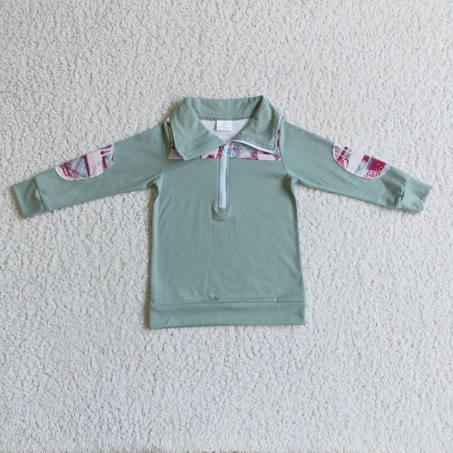 baby boy long sleeve blue hoodie top