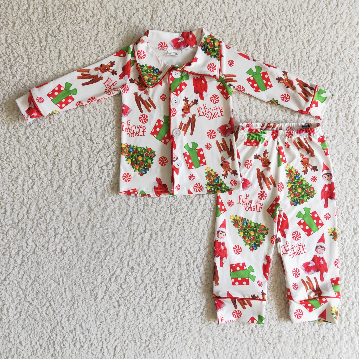 boy winter pajama set