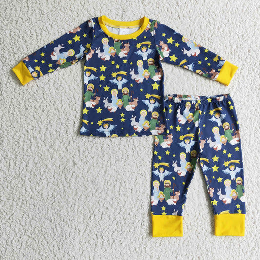 boy long sleeve 2PCS pajama set