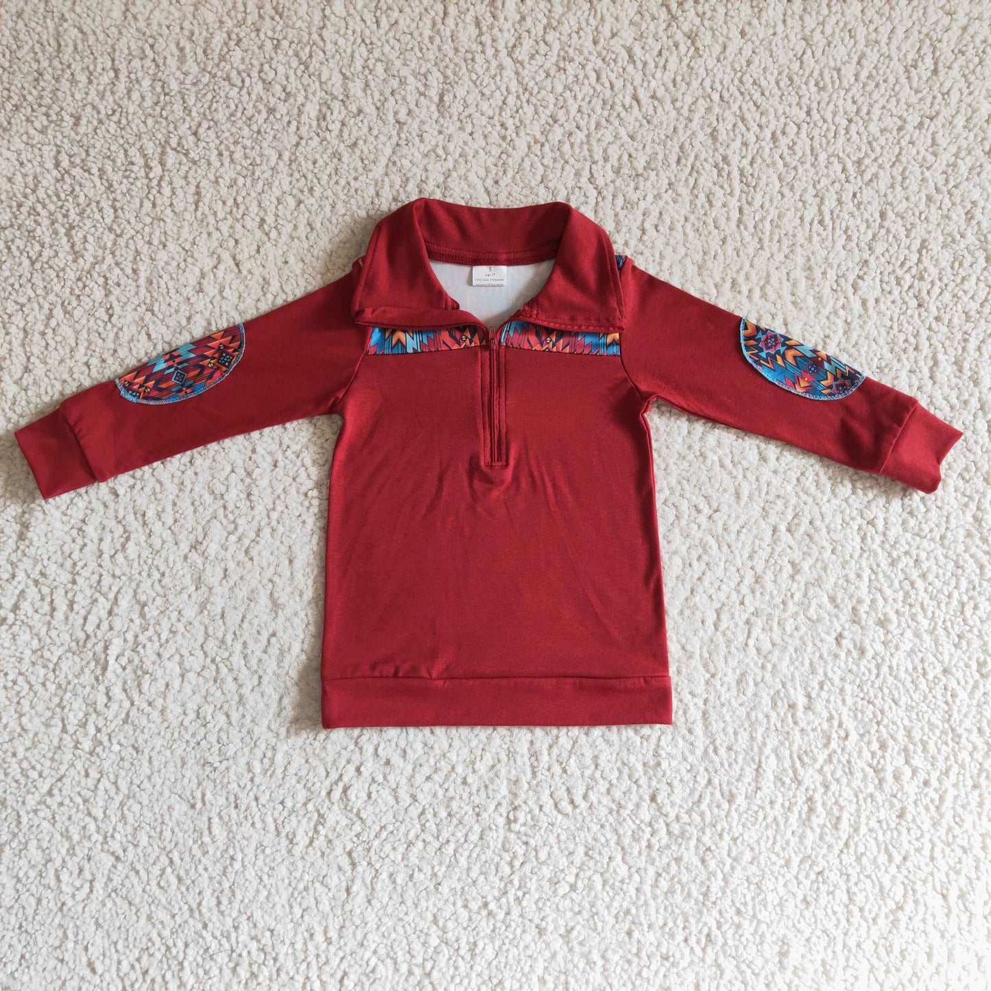 baby girl long sleeve western  pullover