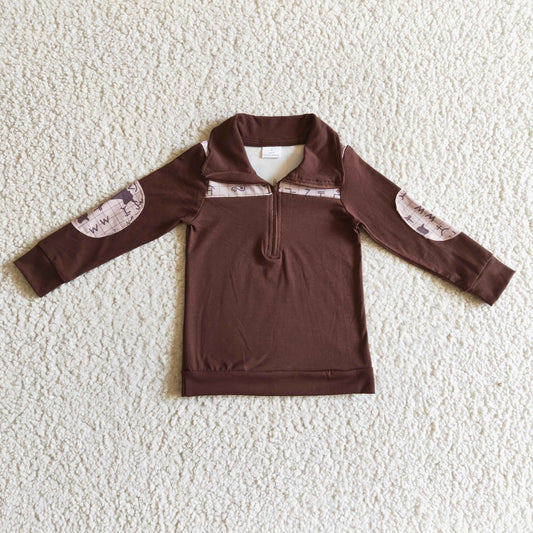 boy western pullover