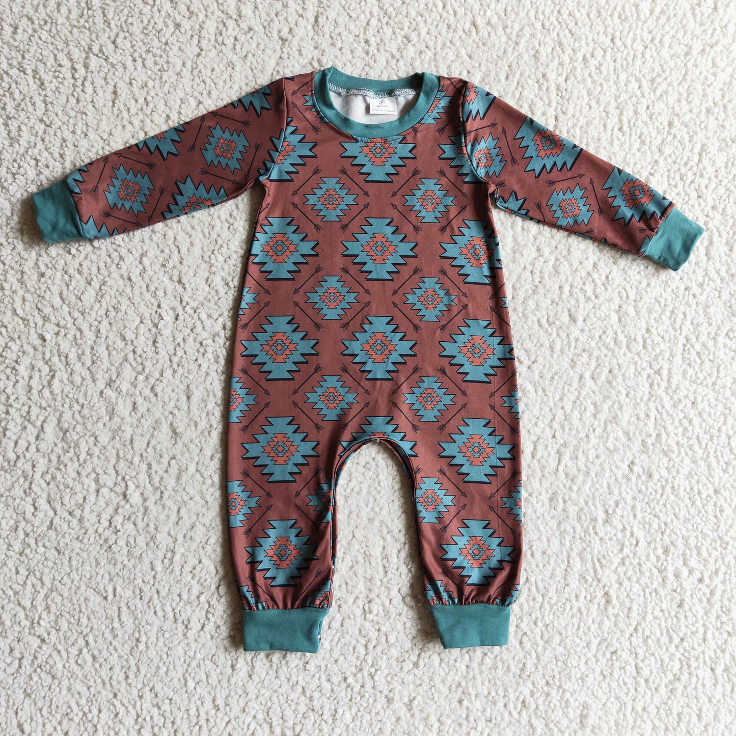 boy long sleeve fall romper