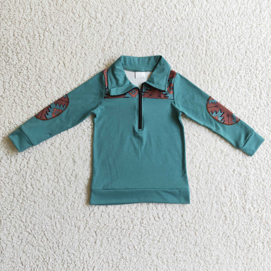 Boy long sleeve hoodie top. BT0093