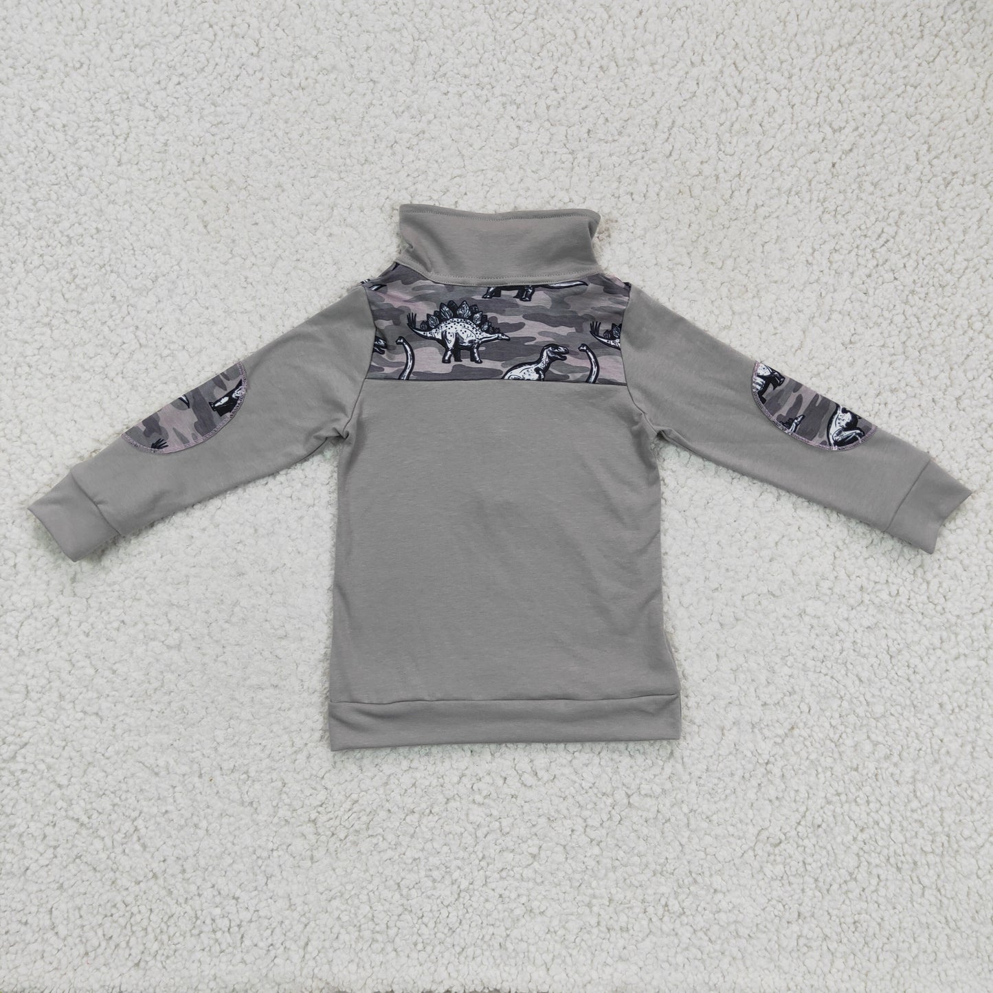 boy long sleeve dinosaur print pullover,BT0106