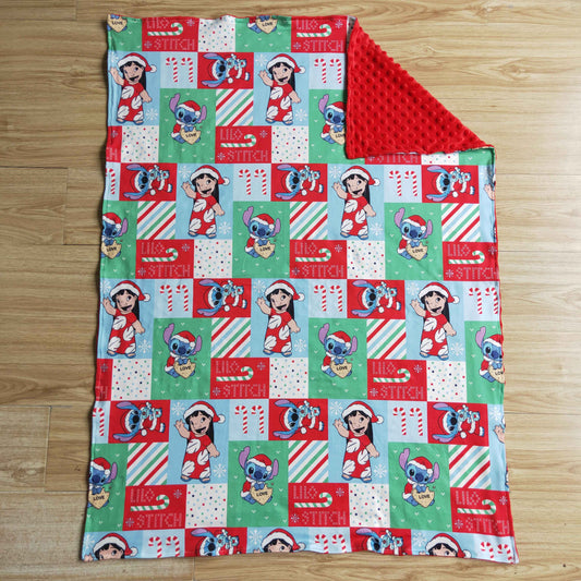 Infant baby girl christmas blanket,BL0032