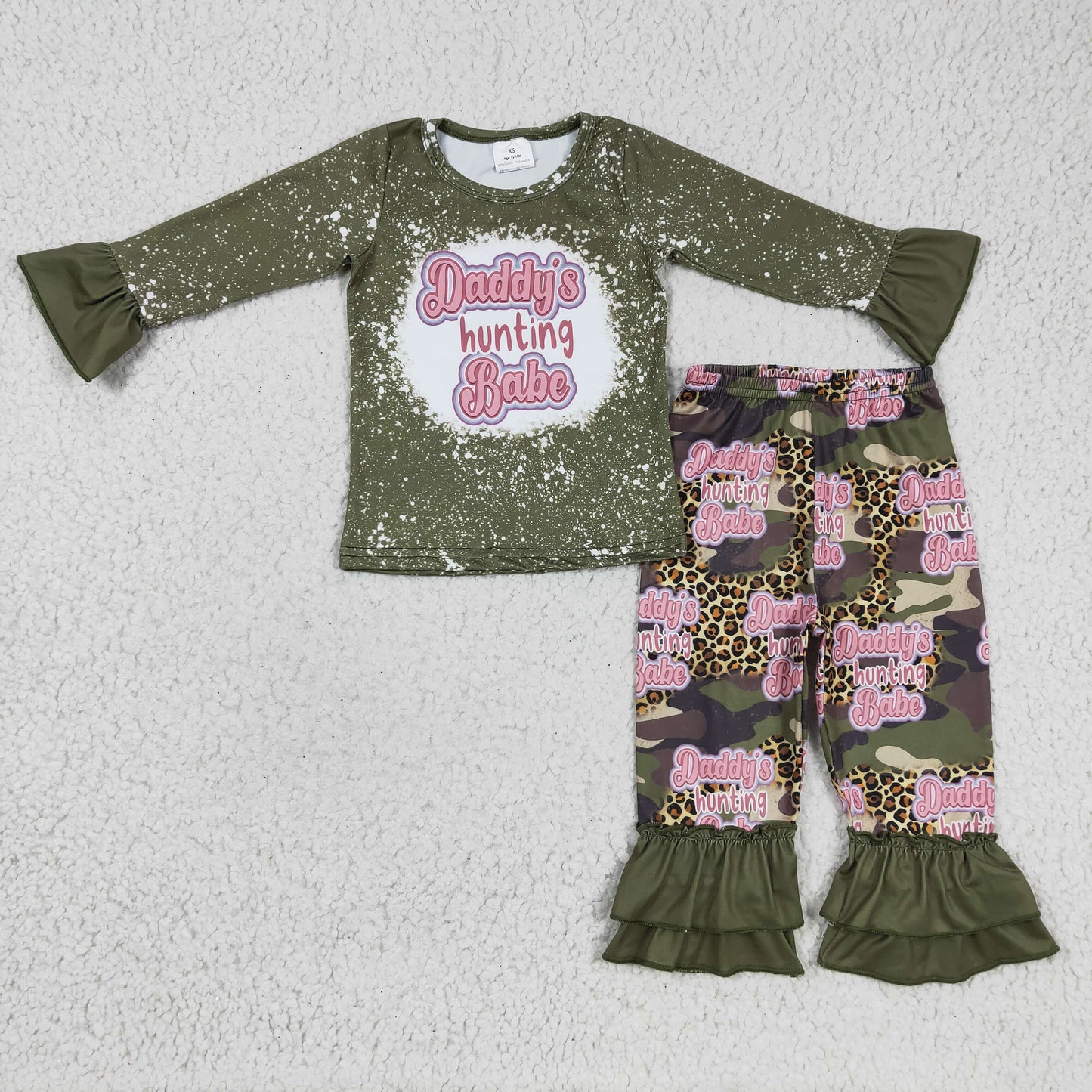 Daddys hunting babe long sleeve outfit, GLP0327