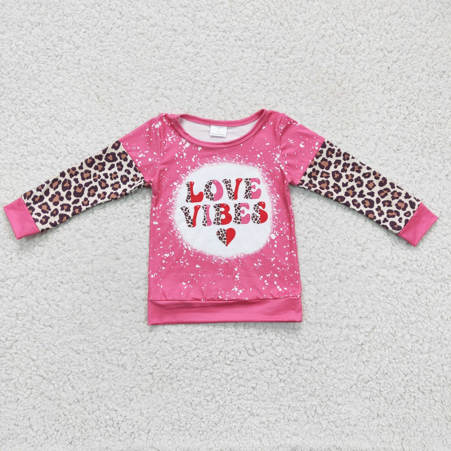 girls long sleeve Valentines day  top GT0071