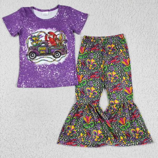 girls Maidi Gras bell pants outfit, GSPO0268