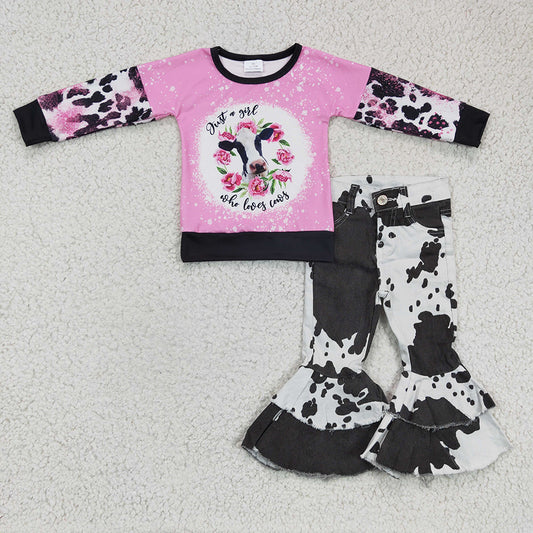 just a girl who lovers cows outfit, GLP0399,