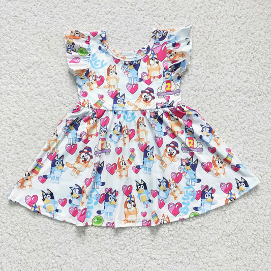 Baby girls  animal print dress, C10-02